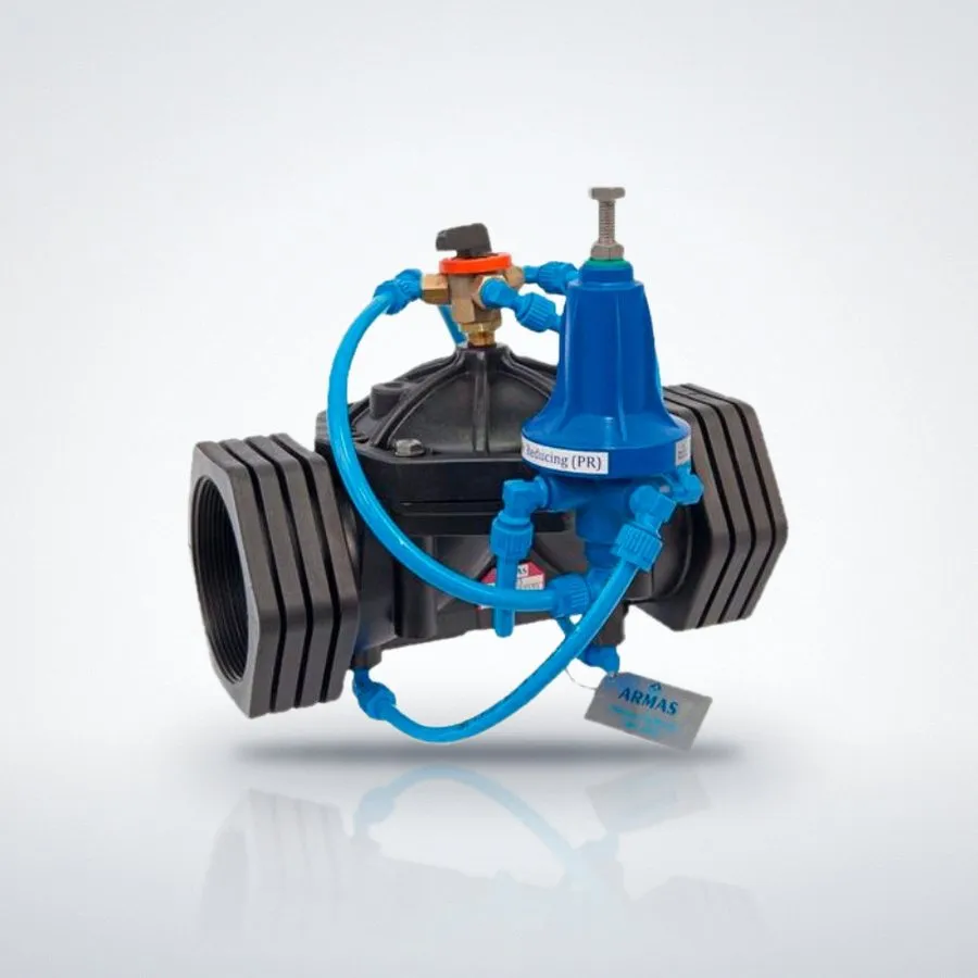 Armas valve with a blue pilot